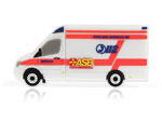 asb rettungswagen 112 usb custom weiß transporter fahrzeug krankenwagen